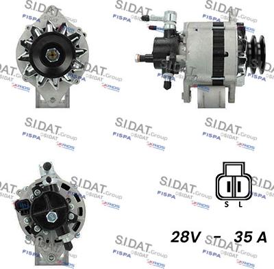 Sidat A24HT0120A2 - Ģenerators autospares.lv