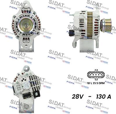 Sidat A24MH0068 - Ģenerators autospares.lv