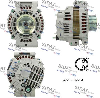 Sidat A24MH0110 - Ģenerators autospares.lv