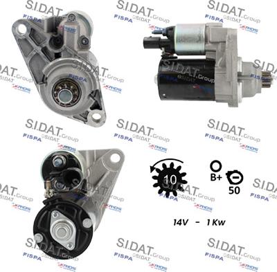 Sidat S12BH0093 - Starteris autospares.lv