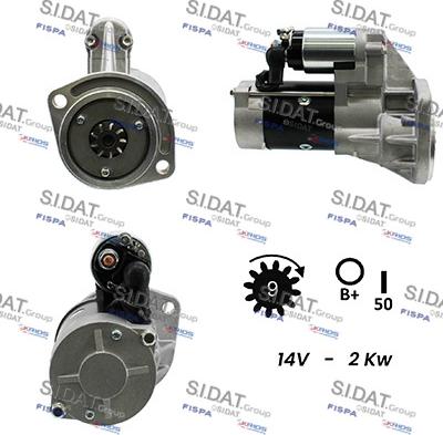 Sidat S12HT0034A2 - Starteris autospares.lv