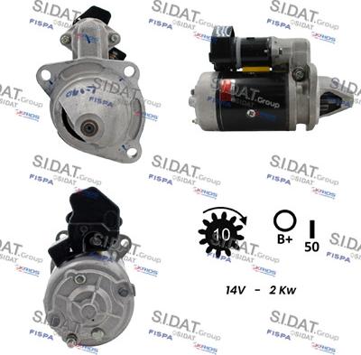 Sidat S12LU0194 - Starteris autospares.lv