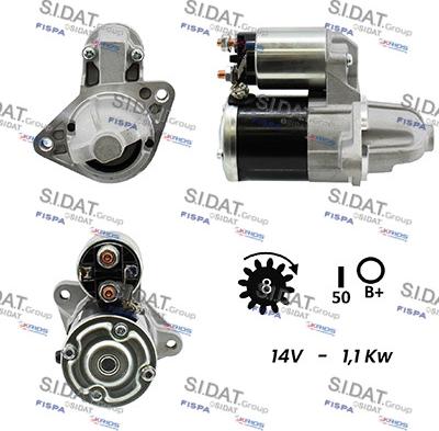 Sidat S12MH0541 - Starteris autospares.lv