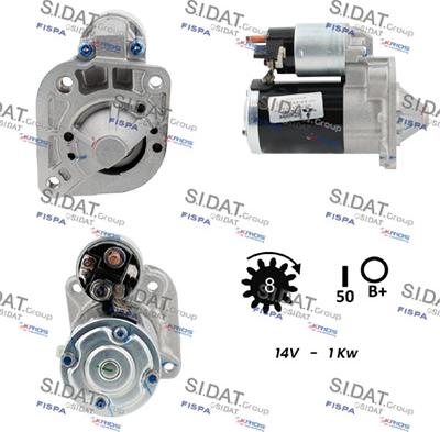 Sidat S12MH0687 - Starter www.autospares.lv