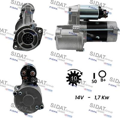 Sidat S12MH0130A2 - Starteris www.autospares.lv