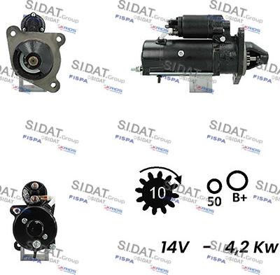 Sidat S12ML0284A2 - Starteris autospares.lv