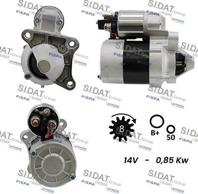 Sidat S12VA0061A2 - Starteris www.autospares.lv