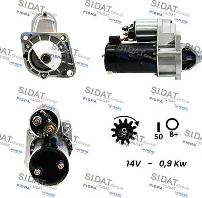 Sidat S12VA0006A2 - Starteris autospares.lv