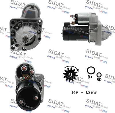 Sidat S12VA0804A2 - Starteris autospares.lv