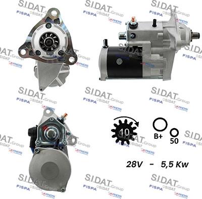 Sidat S24DE0046A2 - Starteris autospares.lv