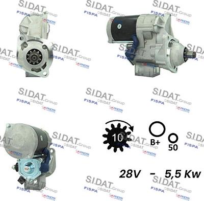 Sidat S24DE0129A2 - Starteris www.autospares.lv