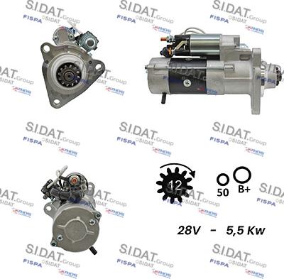 Sidat S24MH0047A2 - Starteris autospares.lv