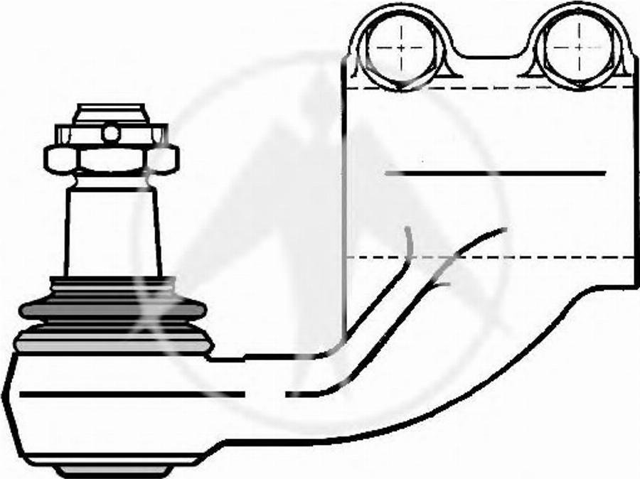 Sidem 14834 - Stūres šķērsstiepņa uzgalis www.autospares.lv