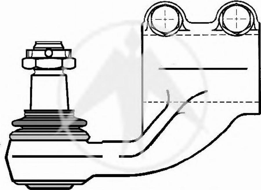 Sidem 14832 - Stūres šķērsstiepņa uzgalis www.autospares.lv