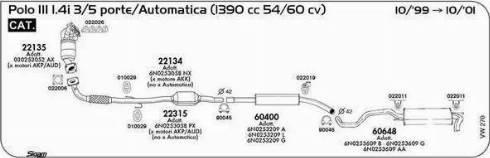 Sigam 90045 - Savienojošie elementi, Izplūdes gāzu sistēma www.autospares.lv