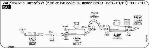 Sigam 018019 - Kronšteins, Izplūdes gāzu sistēma www.autospares.lv