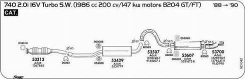 Sigam 90063 - Savienojošie elementi, Izplūdes gāzu sistēma www.autospares.lv