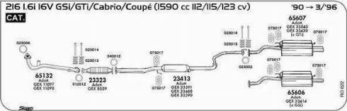 Sigam 050028 - Kronšteins, Izplūdes gāzu sistēma www.autospares.lv