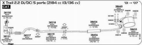 Sigam 038008 - Kronšteins, Izplūdes gāzu sistēma www.autospares.lv