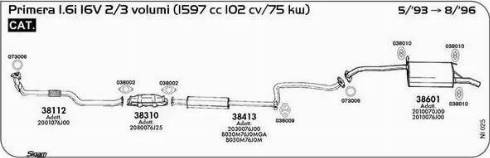 Sigam 038010 - Holder, exhaust system www.autospares.lv