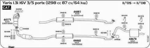 Sigam 044026 - Blīvgredzens, Izplūdes caurule www.autospares.lv