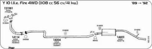 Sigam 018020 - Kronšteins, Izplūdes gāzu sistēma www.autospares.lv