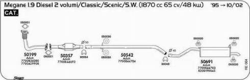 Sigam 050030 - Kronšteins, Izplūdes gāzu sistēma www.autospares.lv