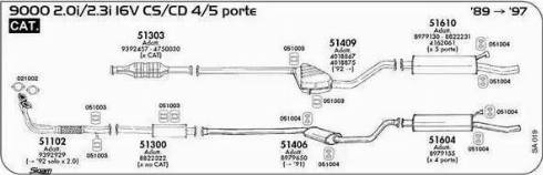 Sigam 021002 - Blīve, Izplūdes caurule www.autospares.lv