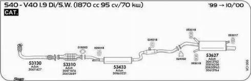 Sigam 024018 - Kronšteins, Izplūdes gāzu sistēma www.autospares.lv