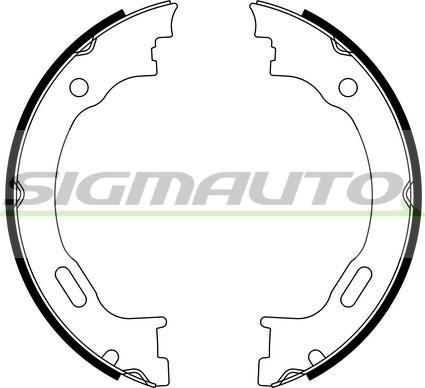 SIGMAUTO SFA310 - Bremžu loku kompl., Stāvbremze www.autospares.lv