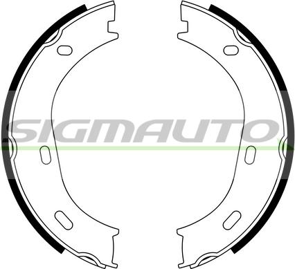 SIGMAUTO SFA301 - Bremžu loku kompl., Stāvbremze autospares.lv