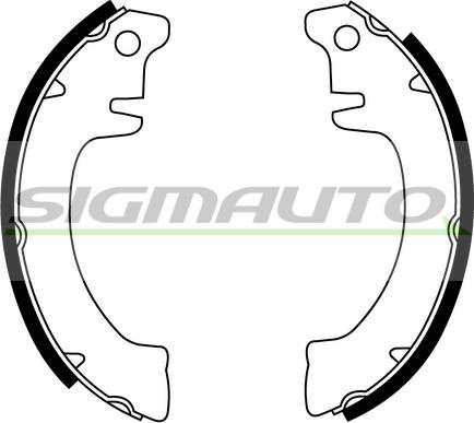 SIGMAUTO SFA406 - Bremžu loku komplekts autospares.lv