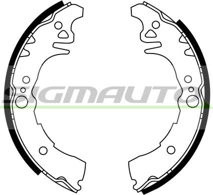 SIGMAUTO SFA957 - Bremžu loku komplekts autospares.lv