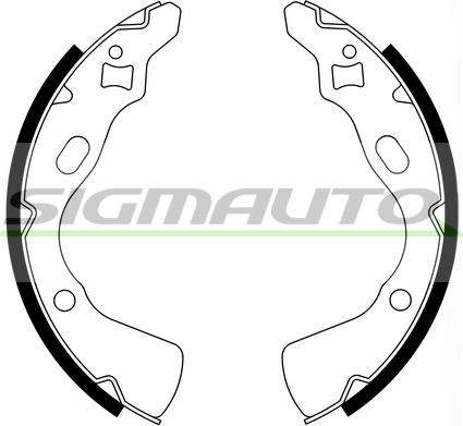 SIGMAUTO SFA770 - Bremžu loku komplekts autospares.lv