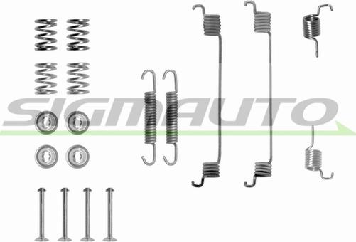 SIGMAUTO SK0672 - Accessory Kit, brake shoes www.autospares.lv