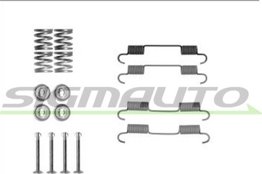 SIGMAUTO SK0897 - Piederumu komplekts, Bremžu loki www.autospares.lv