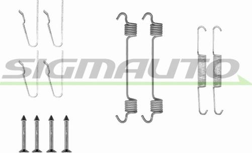 SIGMAUTO SK0808 - Piederumu komplekts, Bremžu loki www.autospares.lv