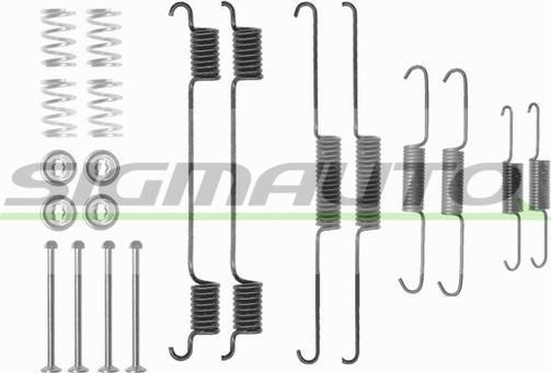 SIGMAUTO SK0817 - Комплектующие, барабанный тормозной механизм www.autospares.lv