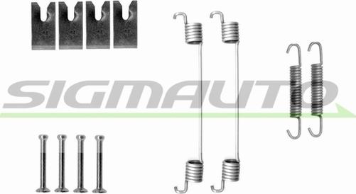 SIGMAUTO SK0827 - Accessory Kit, brake shoes www.autospares.lv