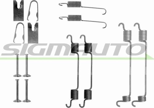 SIGMAUTO SK0797 - Piederumu komplekts, Bremžu loki www.autospares.lv