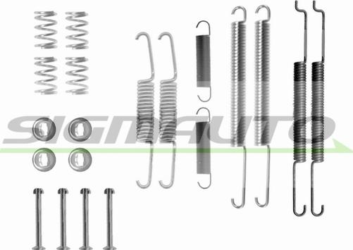 SIGMAUTO SK0726 - Piederumu komplekts, Bremžu loki autospares.lv