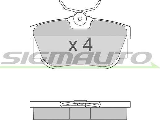 BENDIX 571875 - Brake Pad Set, disc brake www.autospares.lv