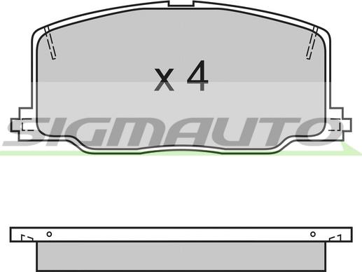 Magneti Marelli 363700200042 - Bremžu uzliku kompl., Disku bremzes autospares.lv