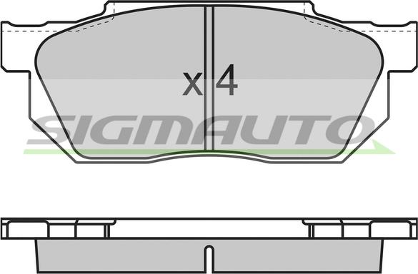 Spidan 30986 - Brake Pad Set, disc brake www.autospares.lv