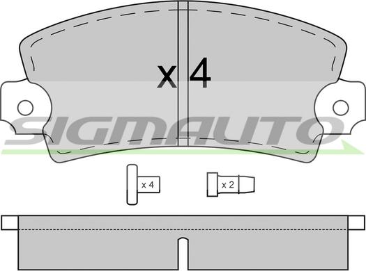 Simer 147 - Bremžu uzliku kompl., Disku bremzes autospares.lv