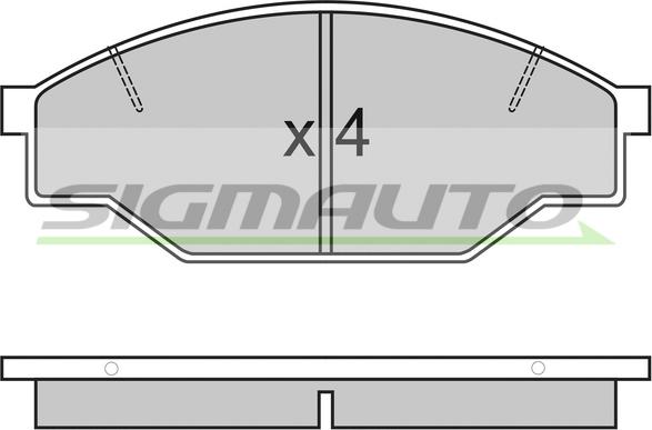 Pemebla JAPPA-247AF - Bremžu uzliku kompl., Disku bremzes www.autospares.lv