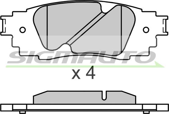 Remsa PCA163610 - Bremžu uzliku kompl., Disku bremzes www.autospares.lv