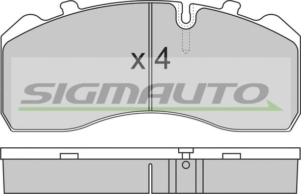 ACDelco AC0581168D - Brake Pad Set, disc brake www.autospares.lv