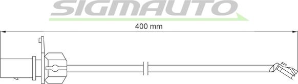 SIGMAUTO WI0921 - Indikators, Bremžu uzliku nodilums www.autospares.lv