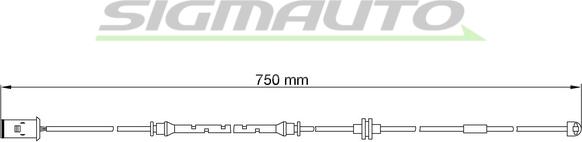 SIGMAUTO WI0618 - Indikators, Bremžu uzliku nodilums autospares.lv